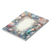 Bloc-note Sirène Sous La Mer (Tourné)