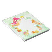 Bloc-note Sirènes vertes (Incliné)