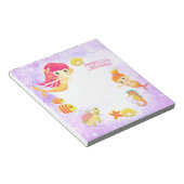 Bloc-note Sirènes Violet (Incliné)