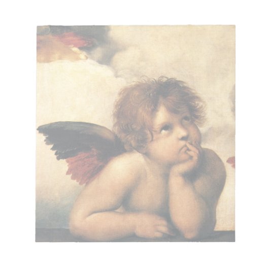 Bloc-note Sistine Madonna Angels par Raphael Sanzio (Devant)