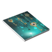 Bloc-note Skeleton Keys on Green Background (Incliné)