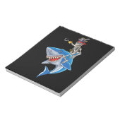Bloc-note Skeleton Pirate équitation Requin mignonette Garço (Tourné)