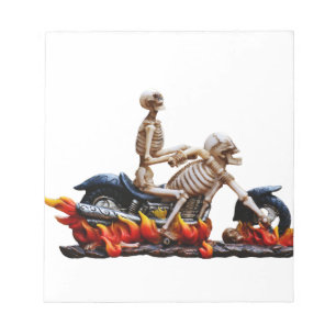 Bloc-note Skeleton Rider