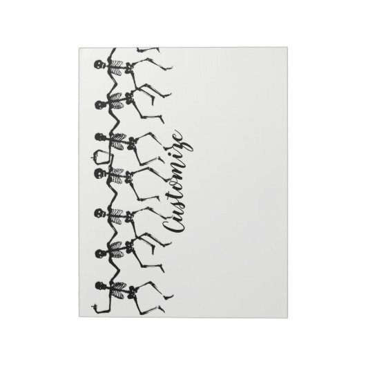 Bloc-note Skeletons dansants Halloween Thunder_Cove (Tourné)