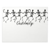 Bloc-note Skeletons dansants Halloween Thunder_Cove (Devant)