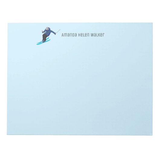 Bloc-note Ski (Devant)