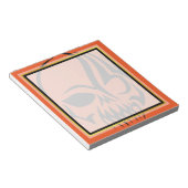 Bloc-note Skull Halloween Gold boarder (Incliné)