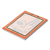 Bloc-note Skull Halloween Gold boarder (Tourné)