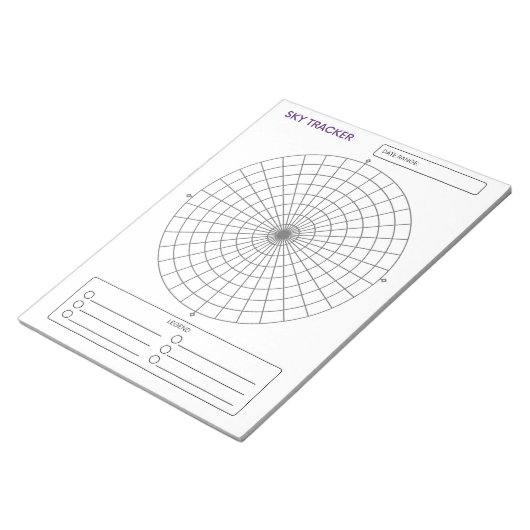 Bloc-note Sky Tracker (Incliné)