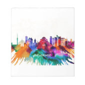Bloc-note Skyline de Belgrade (Devant)