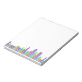 Bloc-note Skyline de la ville de San Francisco (Tourné)