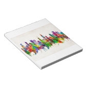 Bloc-note Skyline de l'Illinois (Incliné)