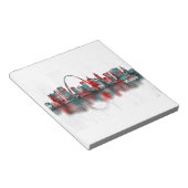 Bloc-note Skyline de Saint-Louis Missouri (Incliné)