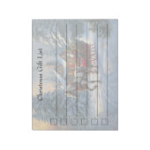 Bloc-note Sleigh Père Noël à cheval de Noël (Tourné)