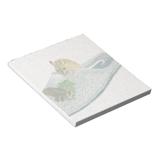 Bloc-note Slipper de souris (Incliné)