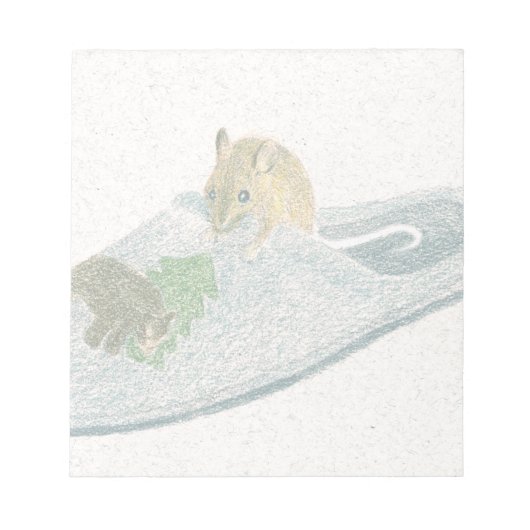 Bloc-note Slipper de souris (Devant)