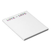 Bloc-note SlipperyJoe amour est l'amour goutte à goutte de f (Incliné)