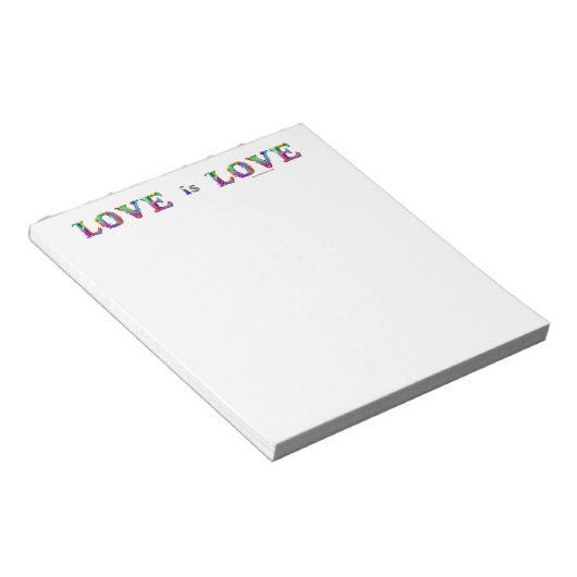 Bloc-note SlipperyJoe amour est l'amour goutte à goutte de f (Incliné)