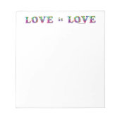 Bloc-note SlipperyJoe amour est l'amour goutte à goutte de f (Devant)