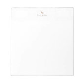 Bloc-note SlipperyJoe Joyeux rennes de Noël renne rouge nez (Devant)