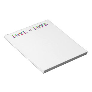 Bloc-note SlipperyJoe l'amour est amour dégoulinant fondu dy