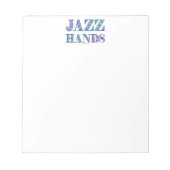 Bloc-note SlipperyJoe's comédie musicale Broadway Jazz Hands (Devant)