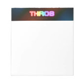 Bloc-note SlipperyJoe's gorge arc-en-ciel dégradé épais ca (Devant)