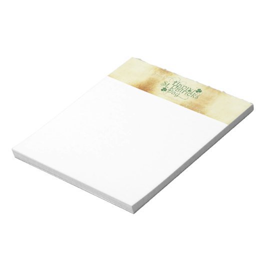 Bloc-note SlipperyJoe's Happy St. Patrick's Day holiday Iris (Tourné)