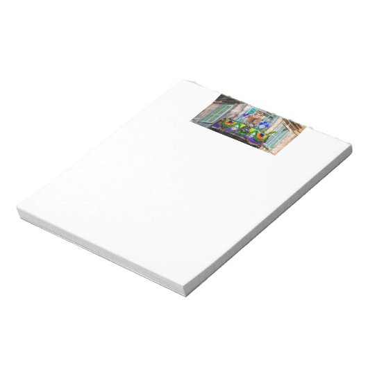 Bloc-note SlipperyJoe's Mardi Gras masques perles décoration (Tourné)