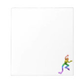 Bloc-note SlipperyJoe's Pride Frog animal rampant arc-en-cie (Devant)