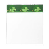 Bloc-note SlipperyJoe's Saint Patrick's Day trèfle à trois f (Devant)