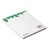 Bloc-note Sloth | Feuilles botaniques amusants Personnalisés (Incliné)