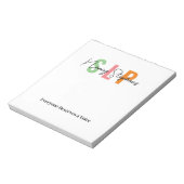 Bloc-note SLP orthophonie pathologie orthophonique (Tourné)