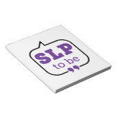 Bloc-note SLP sera un futur discours Pathologue (Incliné)