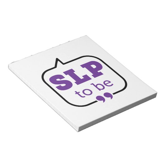 Bloc-note SLP sera un futur discours Pathologue (Incliné)