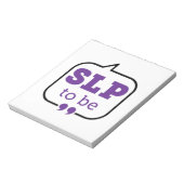 Bloc-note SLP sera un futur discours Pathologue (Tourné)