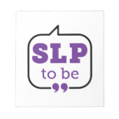 Bloc-note SLP sera un futur discours Pathologue (Devant)