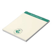Bloc-note SLYTHERIN™ Insigne de fierté de la Maison du serpe (Tourné)