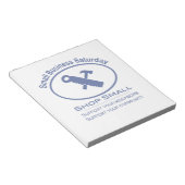 Bloc-note Small Business Saturday - Hardware blue (Incliné)