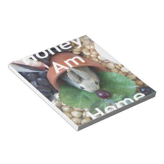 Bloc-note Snacking de lapin mignon (Incliné)