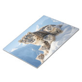 Bloc-note Snow Leopard Animal Wild Beauté Liberté Wilderness (Incliné)