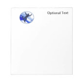 Bloc-note Snowboard et Snowflakes (Devant)