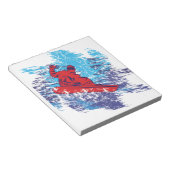 Bloc-note Snowboardeur cool (Incliné)