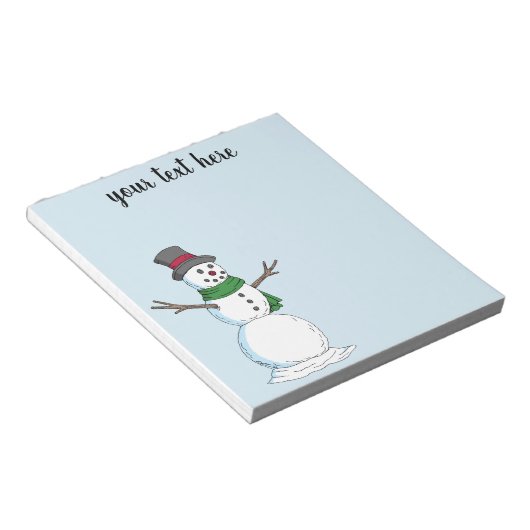 Bloc-note Snowman (Incliné)