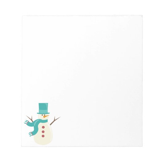 Bloc-note Snowman (Devant)