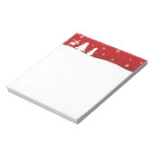 Bloc-note Snowman de rennes d'arbre de Noël (Tourné)