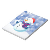 Bloc-note Snowman hiver Joyeux Noël neige (Tourné)