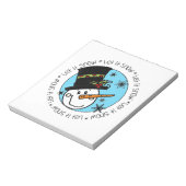 Bloc-note Snowman Laisser Neige (Tourné)