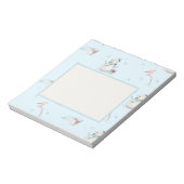 Bloc-note Snowman Snowball encadré Zone de texte Conception (Tourné)