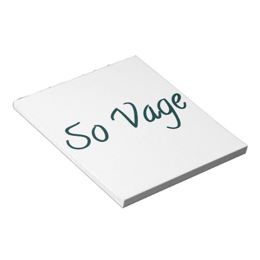 Bloc-note so vage (Incliné)